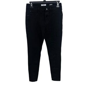 Kensie Jeans The Kelsey Womens 2/26 Black High Rise Skinny Stretch Denim Pants